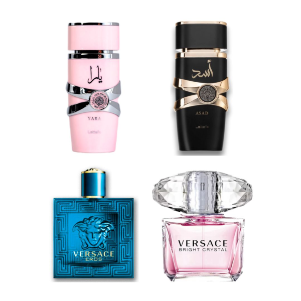 PERFUMES YARA+ASAD+EROS+BRIGHTCRYSTAL - VivvaBella™